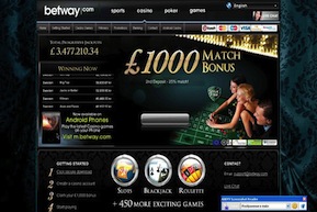 Betway Casino screenshot